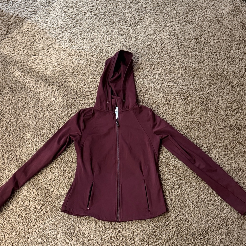 Jockey Women's Long Sleeve Hoodie - Burgundy